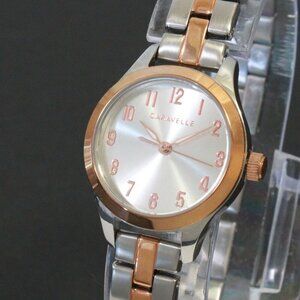 Caravelle Woman's Traditional Watch By Bulova Two Tone Stainless 24mm